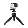 YunTeng 228 Mini Tripod with Phone Holder Clip for Smartphone - Black. 