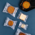 100Pcs Thicker Machine Seal Bags Clear Frosted Food Biscuit DIY Baking Cake Bag. 