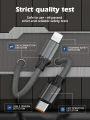LDNIO 30W Fast Charging Cable, Type-C to Lightning Mobile Phone Charging Cable-1M.