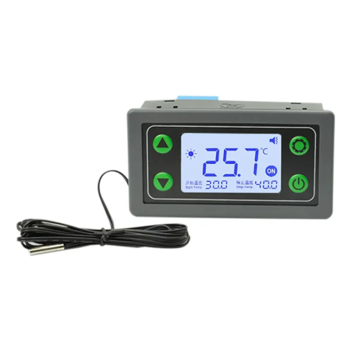 SA30 30A Thermostat Temperature Controller Digital Display Thermostat High Low Temperature Alarm Easy Install Easy to Use