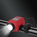 2-in-1 front light 250Lm speaker 1200mAh waterproof remote control.