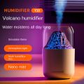 Simulated Volcano Humidifier Usb Mini Home Bedroom Quiet Small Desktop Spray Gift Air Purification Aromatherapist. 