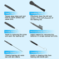 Hearing Aid Cleaning Kit Hearing Aid Cleaning Tools Multi-Functional Earphone Earbuds Cleaner Set.