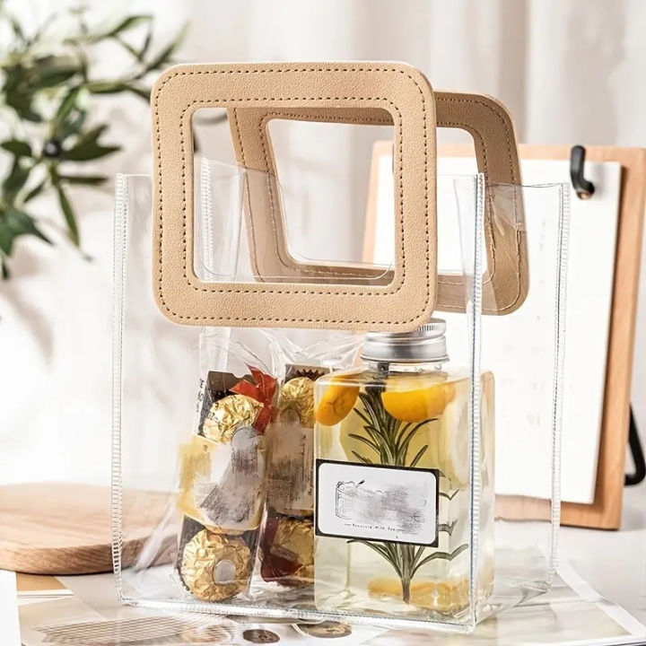 Transparent%20Handbag%20Waterproof%20PVC%20Shopping%20Bags%20Soft%20Jelly%20Tote%20Bag%20Plastic%20Gift%20Bags%20Home%20Clothing%20Drinks%20Storage%20Packaging%201Pcs%20-%20Image%203