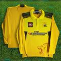 Chennai Super King Full Sleeve Polo Cricket Jersey For Men - IPL CSK Full Sleeve Collar T Shirt - Chennai Jersey 2025. 