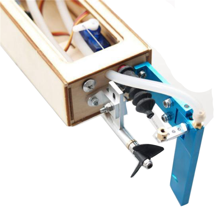 JDXHLAU%20RC%20Speed%20Boat%20Wooden%20Sponson%20Outrigger%20Shrimp%20Speed%20Boat%20Model%20Kits%20Radio%20Remote%20Control%20Speedboat,Complete%20Kit%20-%20Image%207