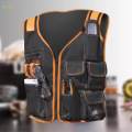 Work Vest for Men Chest Tools Vest Utility Chest Pack Drill Holder Lightweight Vest. 