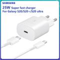 Samsung Super Fast Charger (25W PD) with Type C cable. 