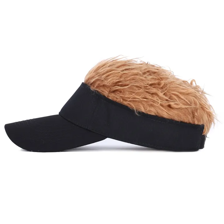 1pc%20One%20Size,Men%20Women%20Casual%20Concise%20Sunshade%20Adjustable%20Sun%20Visor%20Baseball%20Cap%20With%20Spiked%20Hairs%20Wig%20Baseball%20Hat%20With%20Spiked%20Wigs%20-%20Image%205
