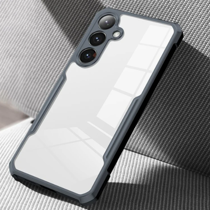 Samsung%20Galaxy%20S24%20Protective%20Black%20Border%20Crystal%20Clear%20Xundd%20Mobile%20Back%20Case%20Cover%20-%20Image%202