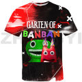 Anime Garten of Banban 2 T-shirt High Street graphic fashion Mens T shirts 3D casual vintage T shirt Garten of Banban streetwear. 