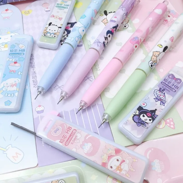 Kawaii%20Cute%20Mechanical%20Infinity%20Pencil%20Student%20Set%20Stationery%20Pencils%20High%20Face%20Value%20Automatic%20Pencil%200.5Mm%20School%20Supplies%20-%20Image%203