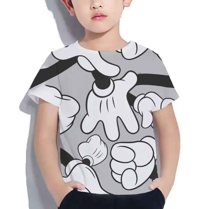 2024%20summer%20disney%20Mickey%20Mouse%203d%20Print%20T-Shirt%20Boys%20Girls%20Cartoon%20T-Shirts%20Summer%20Short%20Sleeve%20T-Shirt%20Cartoon%20Clothing%20-%20Image%205