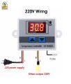 XH-W3001 DC 12V Digital thermostat for refrigerator cooling Temperature Controller Sensor Switch heater for incubator. 