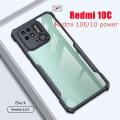 Redmi poco c40/10C/10E/10 power 10 India Global Version Shockproof Cover Transparent Back Cover With Bumper. 