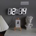 3D Large LED Digital Wall Clock Date Time Electronic Display Table Alarm Clock Wall Home Decor Home Living Room Decoration.
