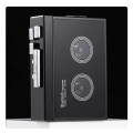 Black Retro Stereo Cassette Player Walkman Cassette Tape Music Audio Auto Reverse with Bluetooth.