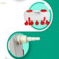 Poultry Drinking Bowl Feeder Chick Chicken Waterer Cups for Coop Birds Geese semi automatic L. 