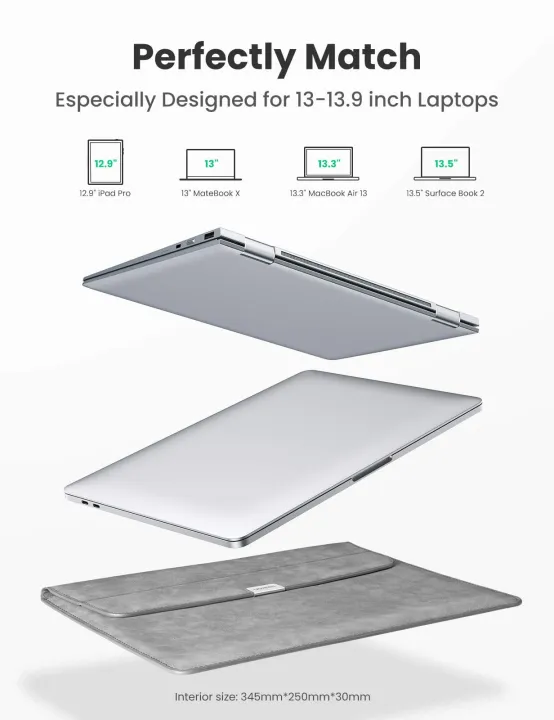 U%20green%2013.3/14%20inch%20Laptop%20Sleeve%20with%20Case%20Stand%20(20432)%20-%20Image%203