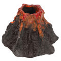 Volcano Aquarium Decoration, Soft Resin Safe Aquarium Volcano Ornament for Aquarium Mountain Decoration. 