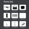 E99 Max Brushless Motor Drone Dual 4K HD Camera Professional Foldable RC Quadcopter with Optical Flow Positioning & 3-Sided Obstacle Avoidance - Beginner Friendly WiFi FPV Drone with 2 Batteries & Storage Bag - Best Drone Camera Price in Bangladesh BD. 