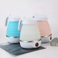 Travelling Folding Kettle Electric Silicone Foldable Water Kettles Compression Leak Proof Portable Mini Kettle. 