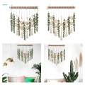 Artificial Eucalyptus Wall Hanging Decor Boho Wall Decor for Hallway Bedroom.