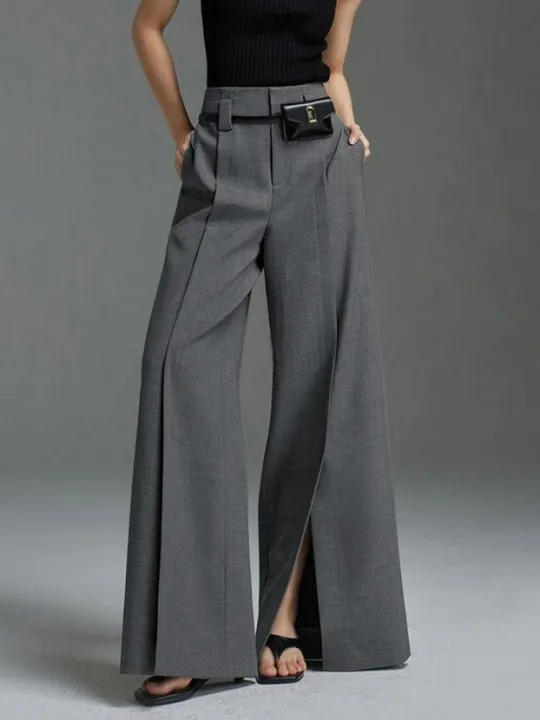 Lemongor%20Urban%20Office%20Lady%20Fashion%20Split-Front%20Pleated%20Wide%20Leg%20Suit%20Pants%20Spring%20Autumn%20High-Waisted%20Casual%20Trousers%20For%20Women%20-%20Image%204