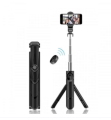 Xt02 Bluetooth Extendable Selfie Stick With Wireless Remote For Making Tiktok, Vlog Videos And Tripod Stand Selfie Stick For For Mobile And All Smart Phones - Mobile Stand - Mobile Stand. 