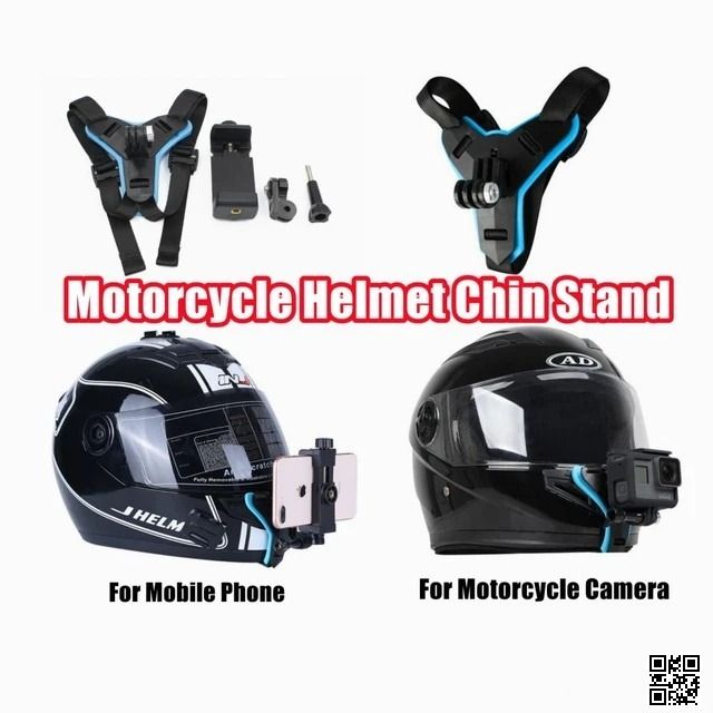 Motorcycle%20Helmet%20Chin%20Mount%20Holder%20Bracket%20for%20Mobile%20&%20GoPro%20-%20Image%204