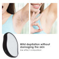 Magic Crystal Hair Remover Stone Nano Crystal Painless Exfoliation Hair Removal Tool Soft Smooth Silky Skin Hair Remover.