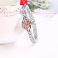 Golden Bracelet Watch for Women Small Dial Ladies Wristwatch Steel Elegant Quartz Female Clock. 