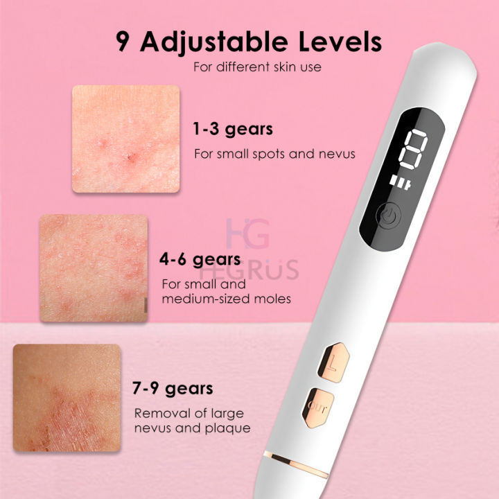 HEGRUS%20Face%20Mole%20Removal%20Pen%20Spots%20Tattoo%20Freckle%20Removal%20Pen%20LED%20Lighting%20Sweep%20Spot%20Mole%20Removing%20Dark%20Spot%20Remover%20Skin%20Care%209%20Adjustable%20Modes%20Laser%20Mole%20Pen%20-%20Image%204