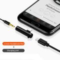 2 in 1 Audio Adapter Splitter Lighting to 3.5mm Fast Charging For iPhone 14 13 12 11 X HiFi Earphone Cable Connector. 