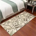 Dollar Carpet Money Rugs Dollar Bill Runner Area Rug For Bedroom Carpet Rectangular Bay Window Balcony American Bedside Blanket. 