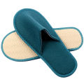 1 Pair One Time Use Hotel Slippers High Quality Closed Toe Non-slip Plush Slippers White Disposable Hotel Bathroom Slipper. 