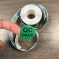 500Pcs QC PASS Adhesive Labels Factory QC Sticker QC Quality Inspection Sticker 1inch Round Seal Stickers Business Supplies.