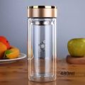 New Double Wall Glass cup Bottles Tumbler Glass Tea Drinking, Teacup Coffee Water pot tea cup,Water Bottle cups Flask. 