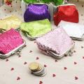 Mini Small Women's Sequin Money Bag Coin Purse Wallet. 
