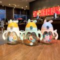 Cute Cartoon Animal Children Cup For Outdoor Travel School Leakproof Choking Proof Baby Feeding Cups With Straws Portable Baby Water Bottle 280ml. 