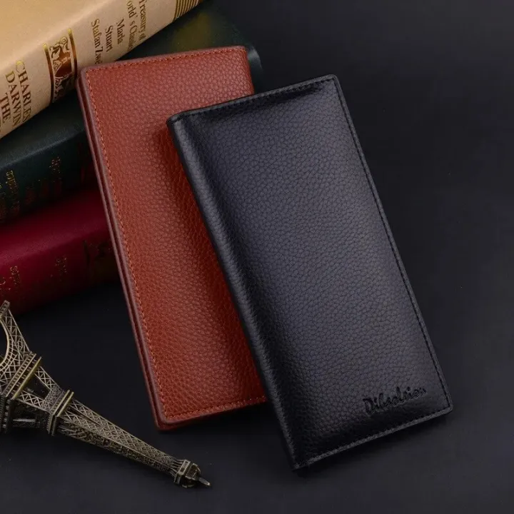 Classic%20Business%20Men%20Long%20Bifold%20PU%20Leather%203%20Color%20Solid%20Wallet%20Casual%20Card%20Clutch%20Purse%20Pockets%20-%20Image%204