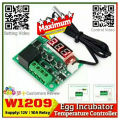 W1209 Incubator Temperature Controller DC 12V NTC Sensor for incubator Aquarium AC.