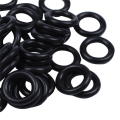 250 Pieces Black Nitrile Rubber O Ring Seals Washers 12 mm x 2,5 mm x 7 mm.