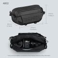 Ulanzi AB02 Outdoor Sling Bag – 9L Crossbody Camera Chest Bag with Weather-Resistant Fabric, AirTag Pocket, Customizable Dividers, and Quick Access Design for Travel, Photography, and Commuting. 