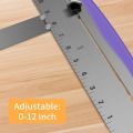 Adjustable Cake Scraper Baking Crisp Corners Cakes Comb Metal Cake Edge Smoother Made Of Stainless Steel Diy Baking Tools. 