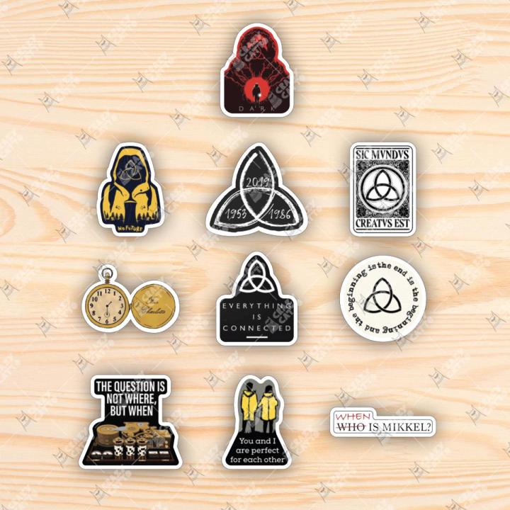 DARK Sticker Pack 1 Laptop Mobile Vinyl Waterproof Sticker