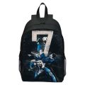 New printed football star peripheral school bag Messi C, Rombappe, Neymar student cartoon backpack.