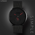 SKMEI 9185 Simple Fashion Waterproof Men's Watch | Business Stainless Steel Youth Quartz Watch.