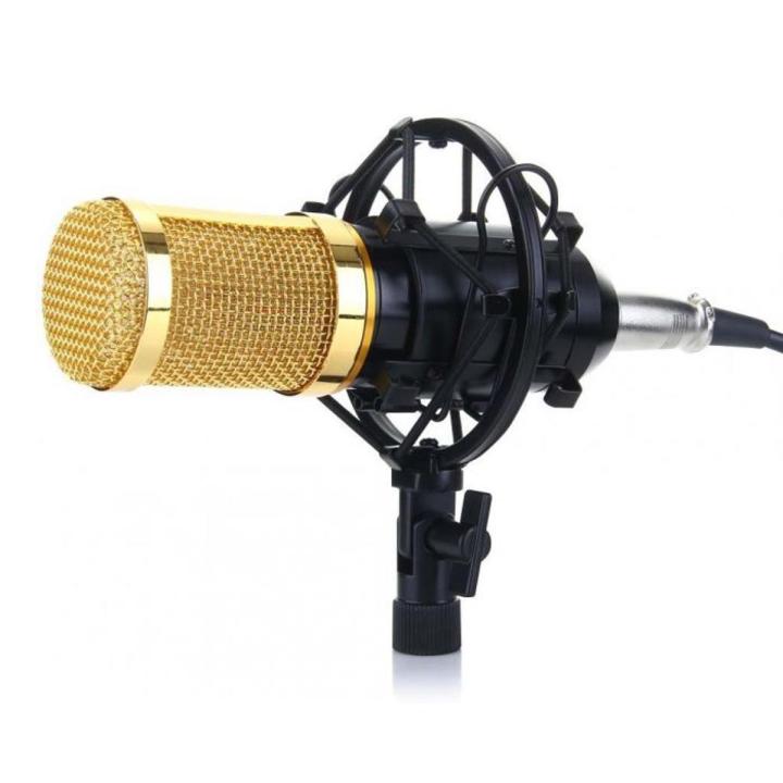 Condenser Microphone Full Studio Setup - BM 800 Mic Condenser Microphone For Studio Record or Youtuber Making a Good Record
