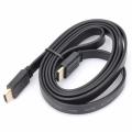 10 meter High Speed dbl HDMI Cable 10m Flat - Black 4k Supported.